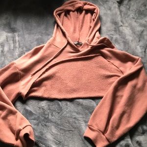 Fashion nova cropped hoodie